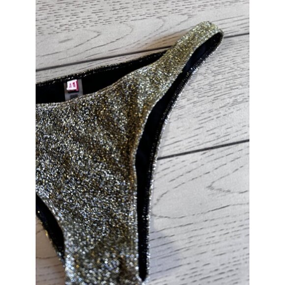 SIMON MILLER BWAI BIKINI BOTTOM gold size Small new without tags - Picture 3 of 6